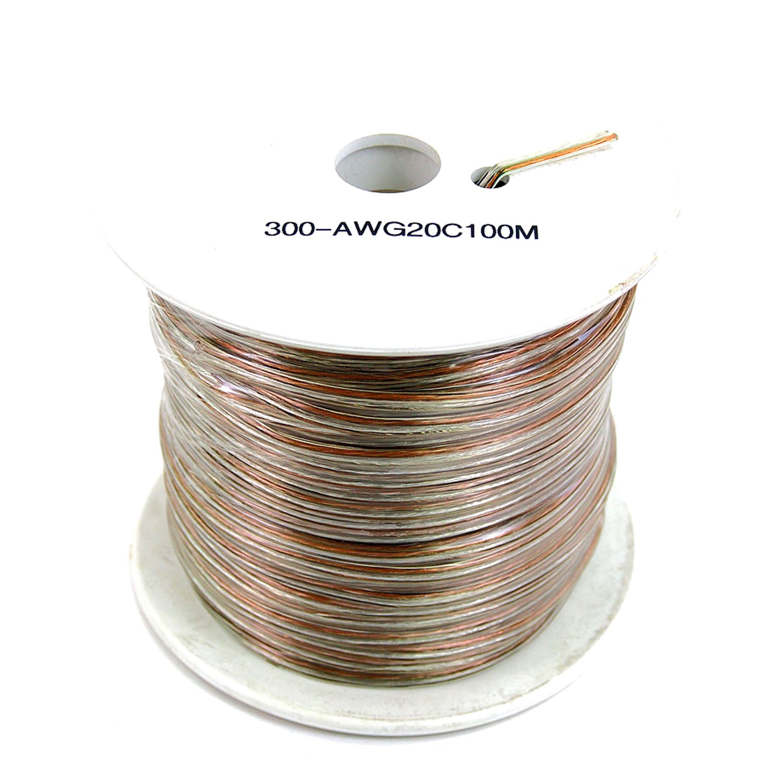 300-AWG20C100M 300FT 20GA 2C Clear Spek Cable