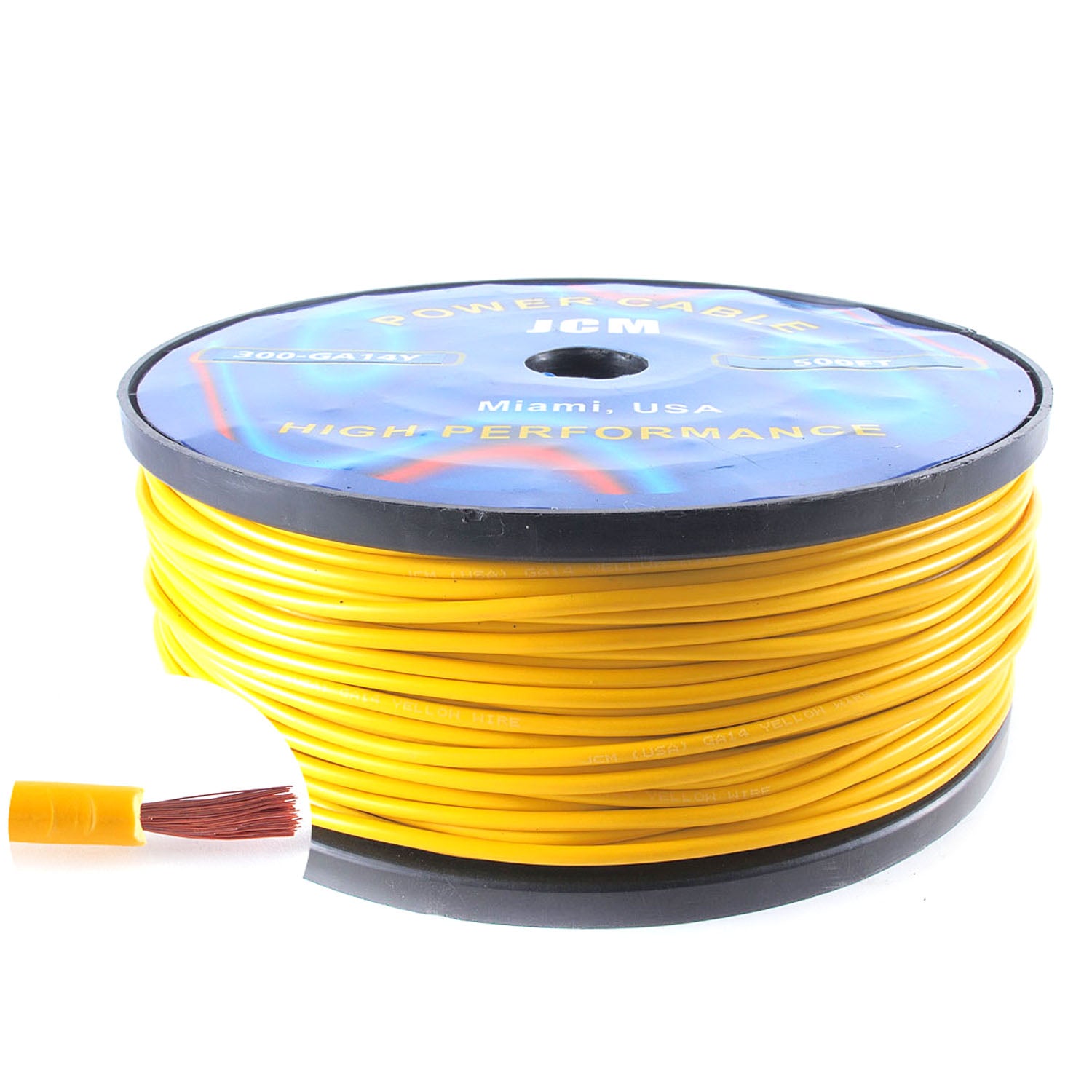 300-GA14/Y500FT 500FT 14GA Yellow Wire