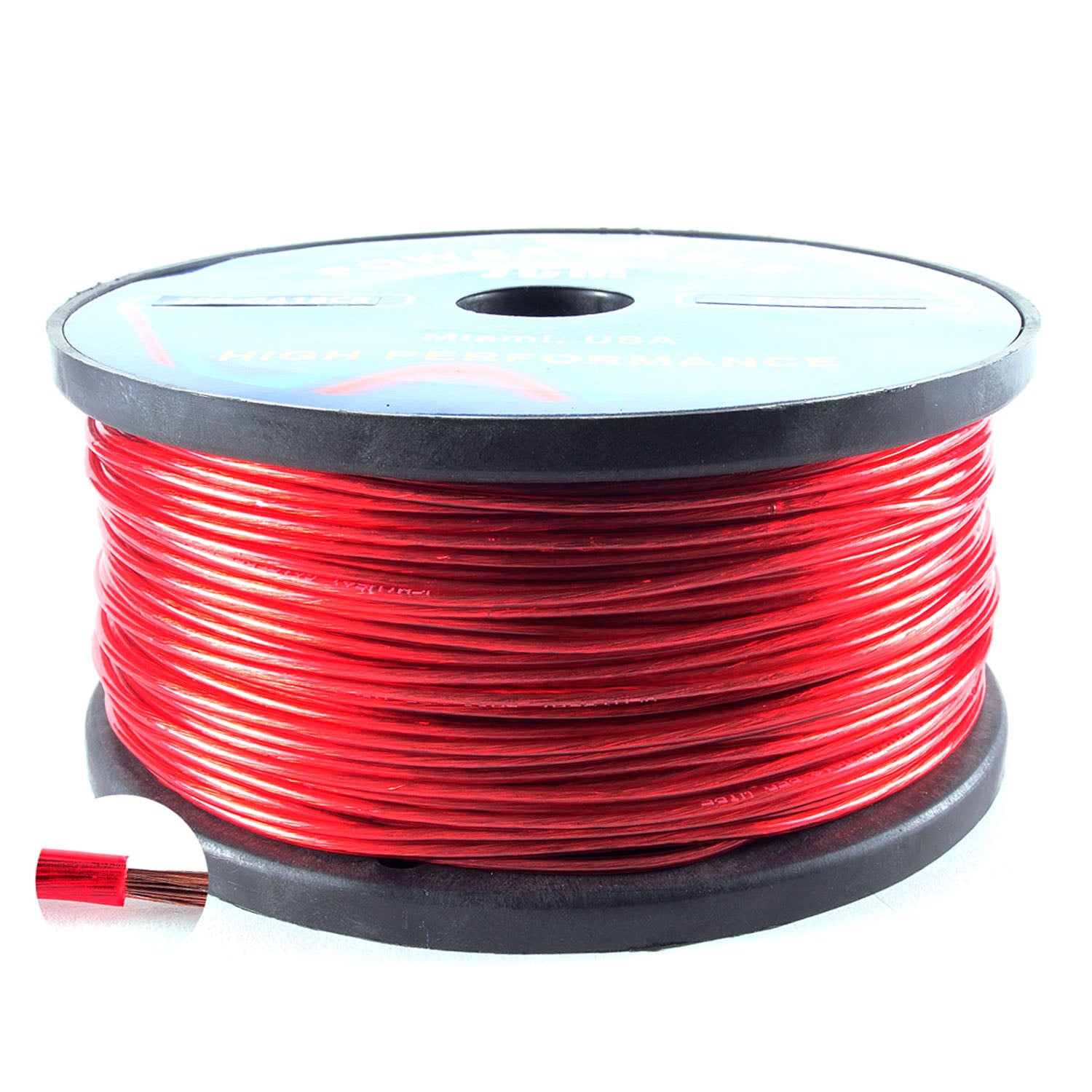 300-GA18/CR500F 500FT 18GA Clear/Red Wire