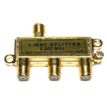 39-5303G 3 WAY Gold Spliter 5-900MHZ