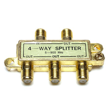 39-5304G 4 WAY Gold Spliter 5-900MHZ