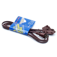 45-EC1606B 6FT 3 Out.2P Ext.Cord Brown