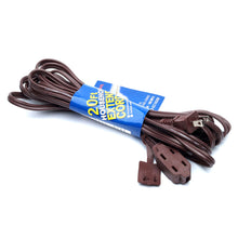 45-EC1620B 20FT 3 Out.2P Ext.Cord Brown