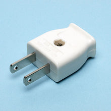 Enchufe de alimentación de CA plano 2P 45-PL2011 blanco