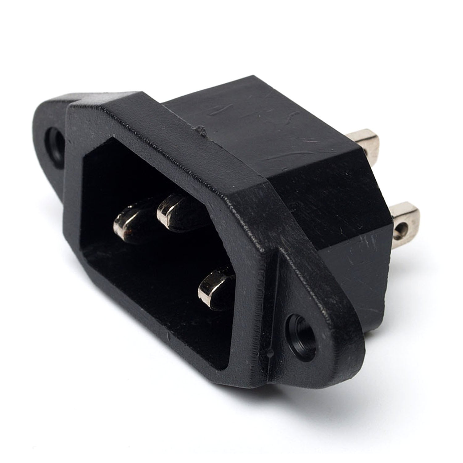 45-U102 3P AC Power Plug Black
