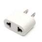 45-U110 AC Flat Plug-AC Jack White