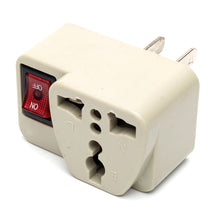 45-U113 2P CA Plano con Interruptor-3 Conectores Múltiples