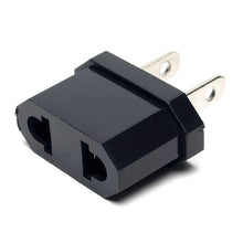45-U115 Enchufe de CA plano de 2 pines y conector redondo de 2 pines
