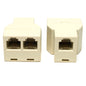 6-TL0006 6P4C 1Jack to 2Jacks Coupler