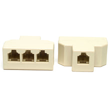 6-TL0007 6P4C 1Jack to 3Jacks Coupler