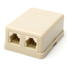 6-TL0024 Modular Surface Dual Jack 6P4C