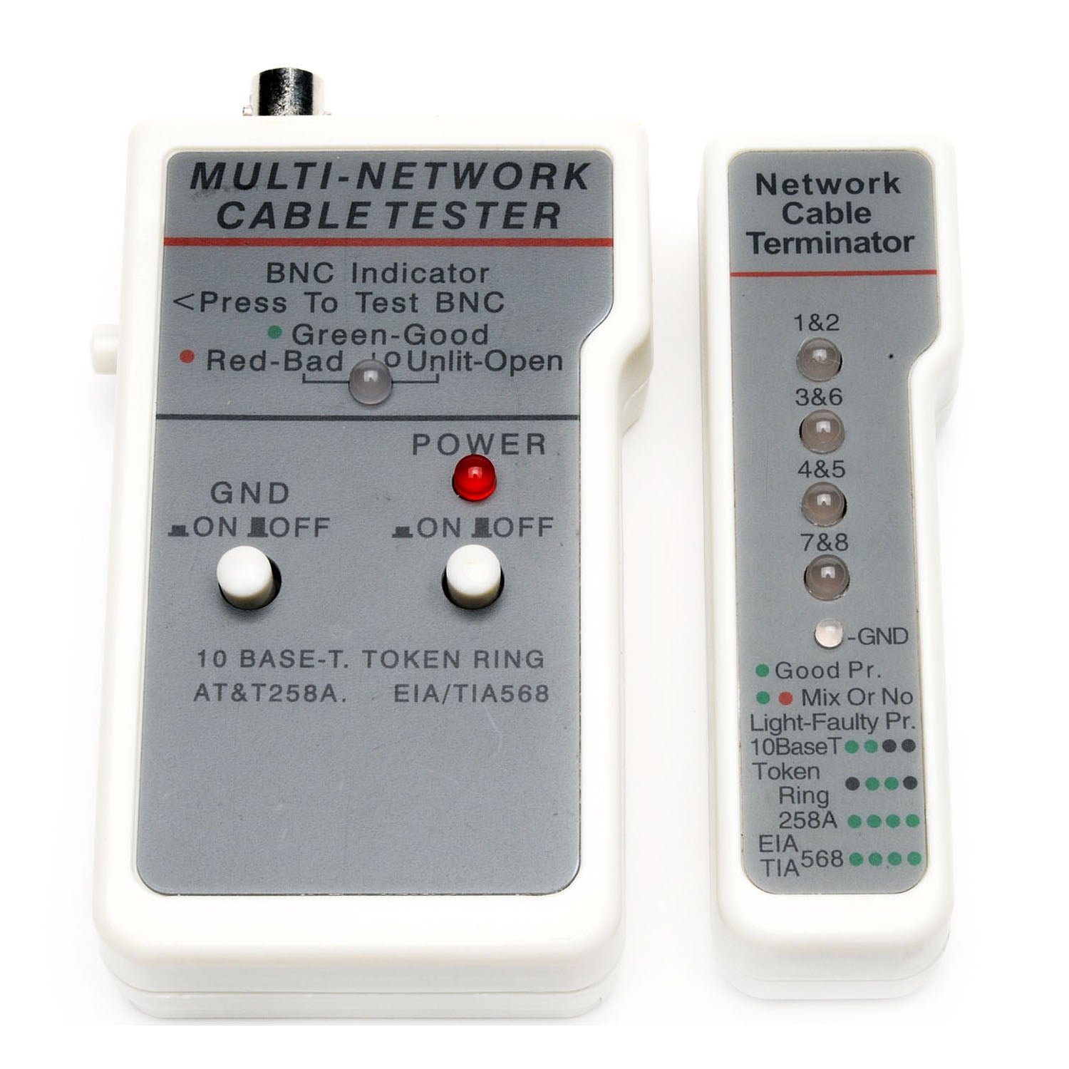 60-CT3 Net cable tester BNC/RJ45