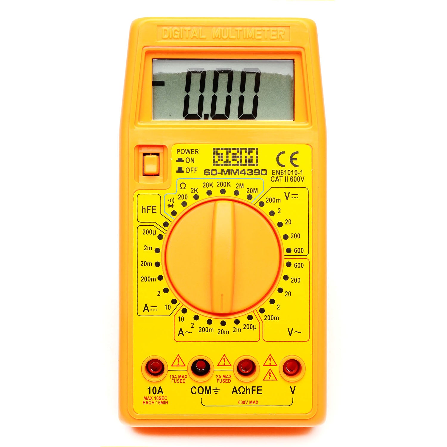 60-MM4390 Digital multimeter yellow