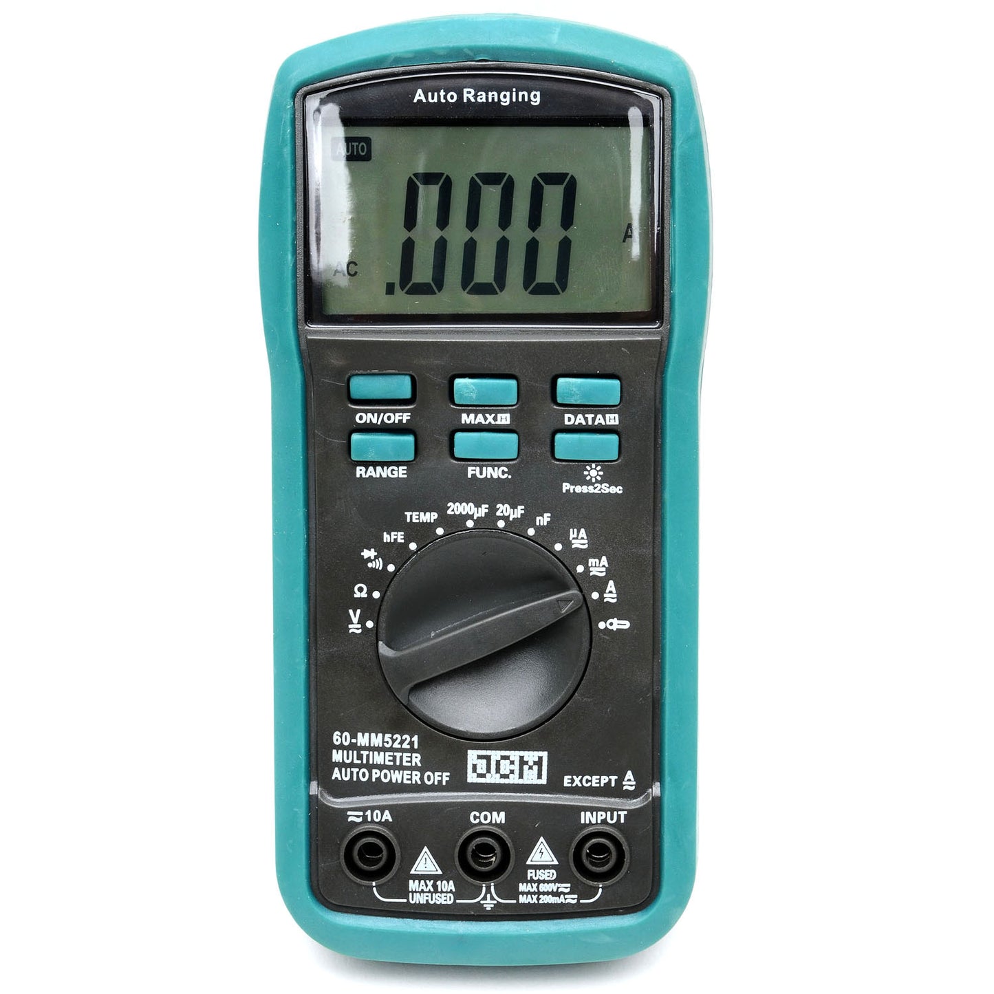 60-MM5221 Auto Range digital meter w/c