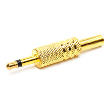 7-JC1208 3.5mm Mono Plug Gold W/SP