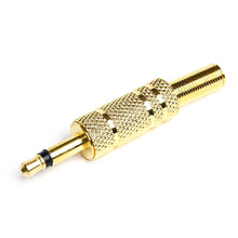 7-JC1209 3.5mm Mono Plug Gold W/SP