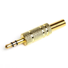 7-JC1250 3.5mm Stereo Plug Gold W/SP