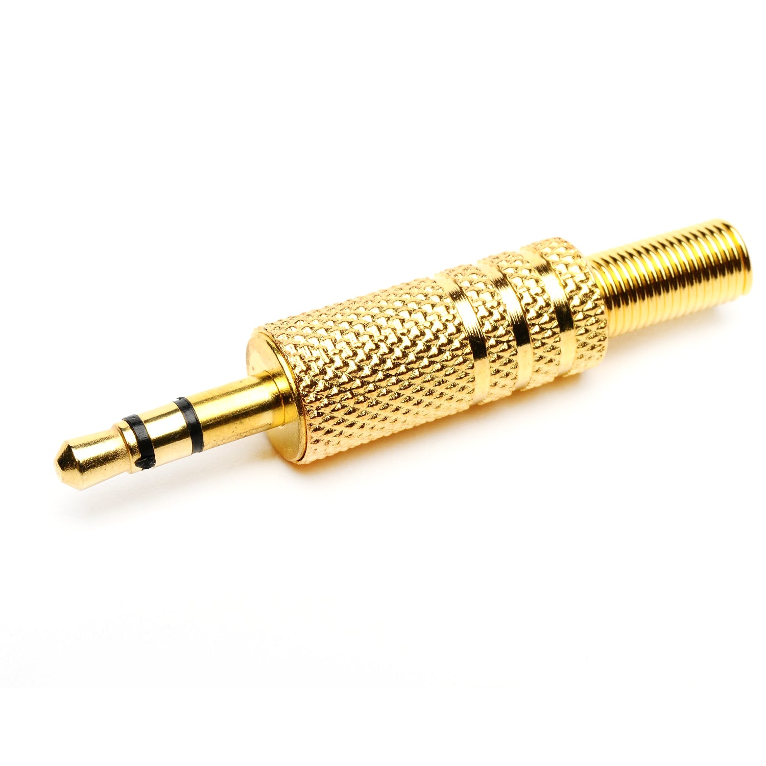 7-JC1253 3.5mm Stereo plug gold w/sp