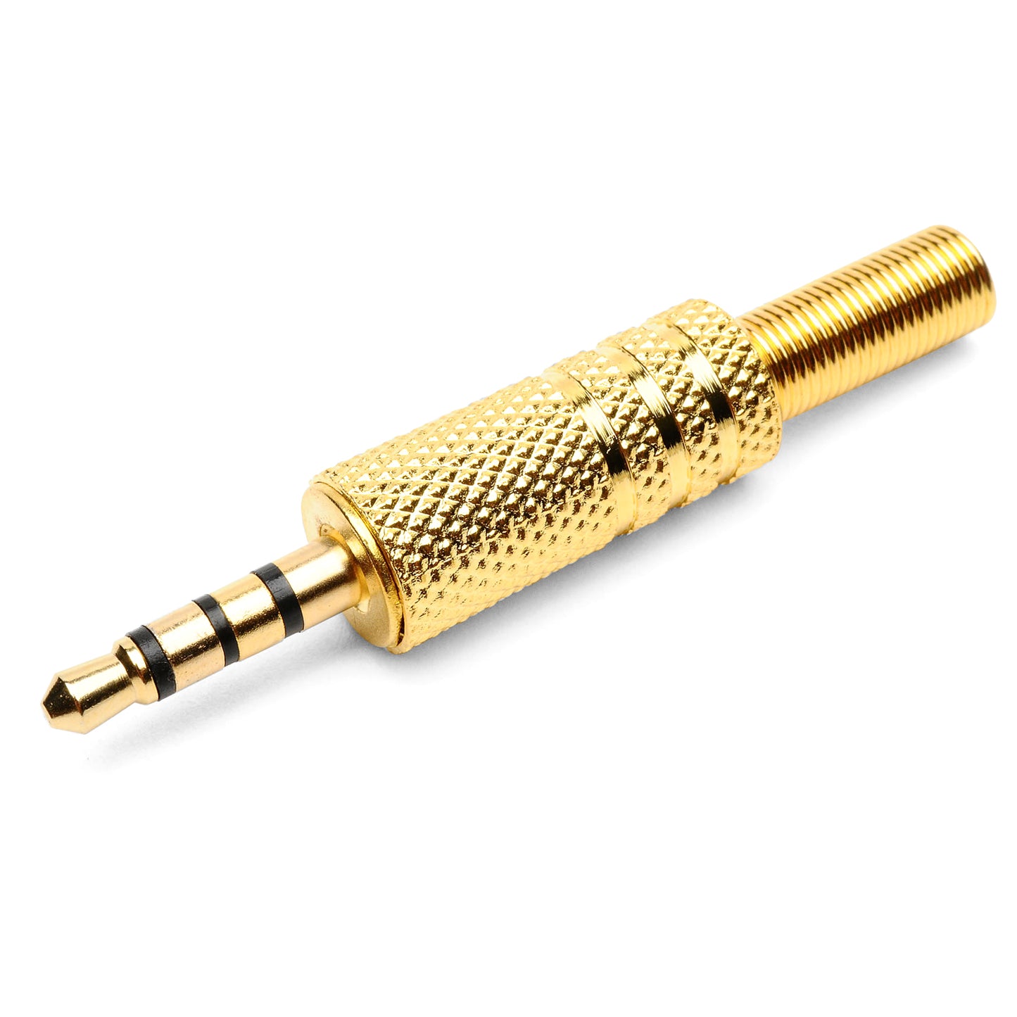 7-JC1259 3.5mm 4C Plug Golg Metal W/SP