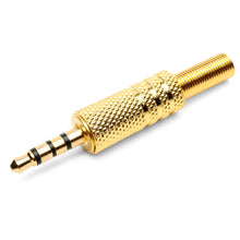 7-JC1259 3.5mm 4C Plug Golg Metal W/SP