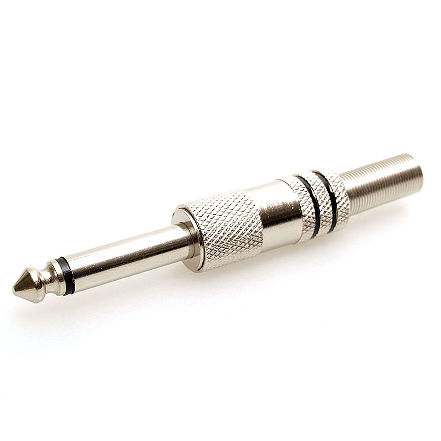 7-JC1307 6.3mm Mono plug nickel w/sp