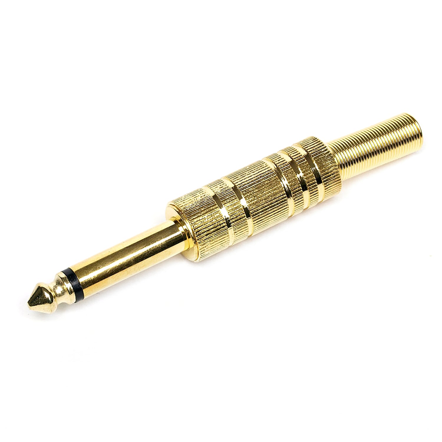 7-JC1317 6.3mm Mono plug gold w/sp