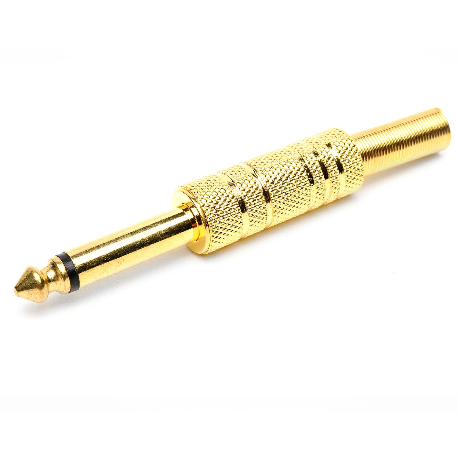 7-JC1318 6.3mm Mono plug gold w/sp