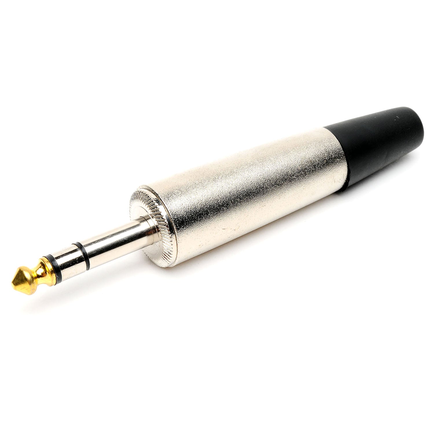 7-JC1354 6.3mm Stereo plug gold tip