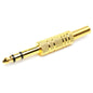 7-JC1357 6.3mm Stereo Plug Gold W/SP