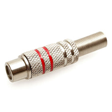 7-JC1502R RCA Jack Red Nickel M.W/SP