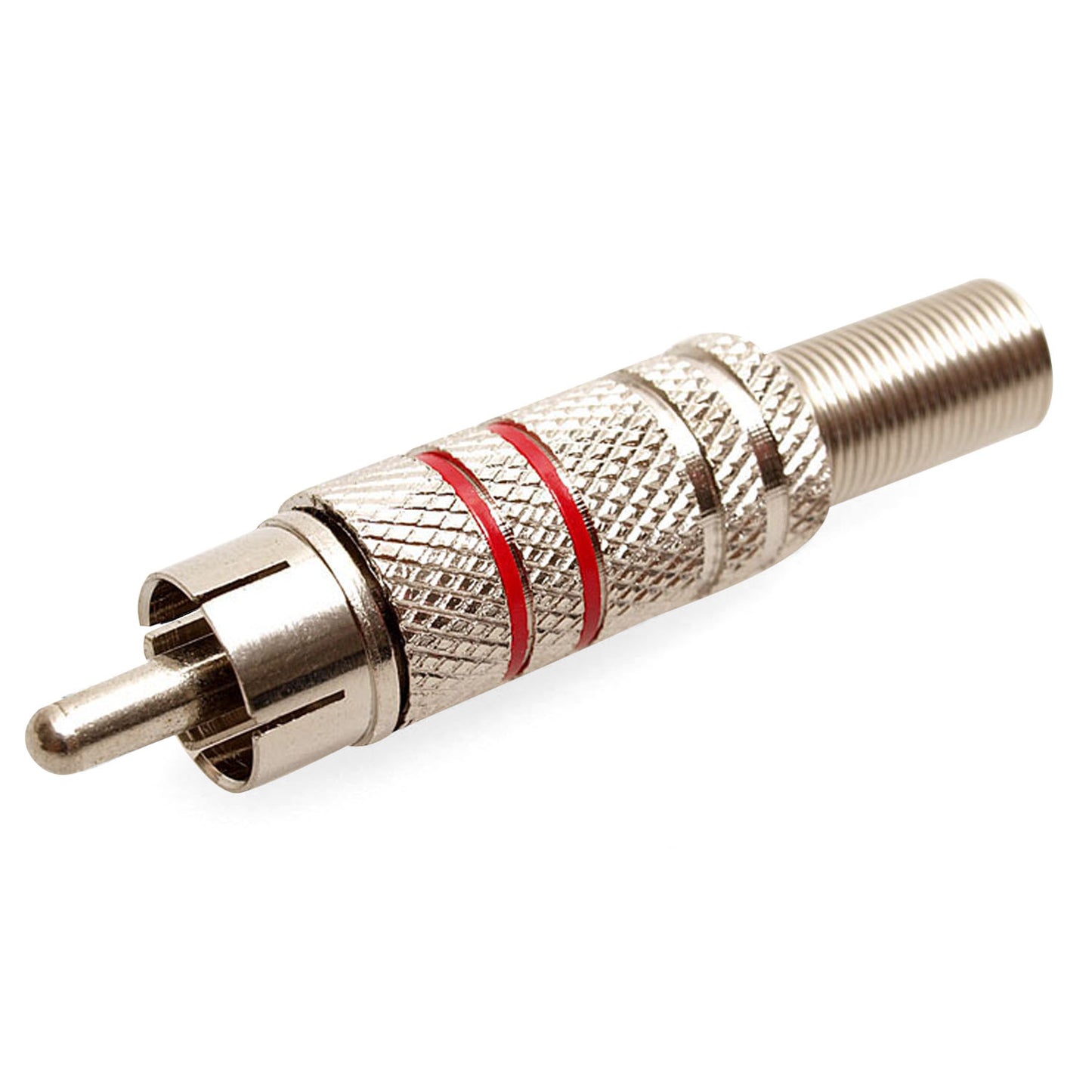7-JC1504R RCA Plug Red Nickel M.W/SP