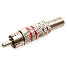7-JC1504R RCA Plug Red Nickel M.W/SP