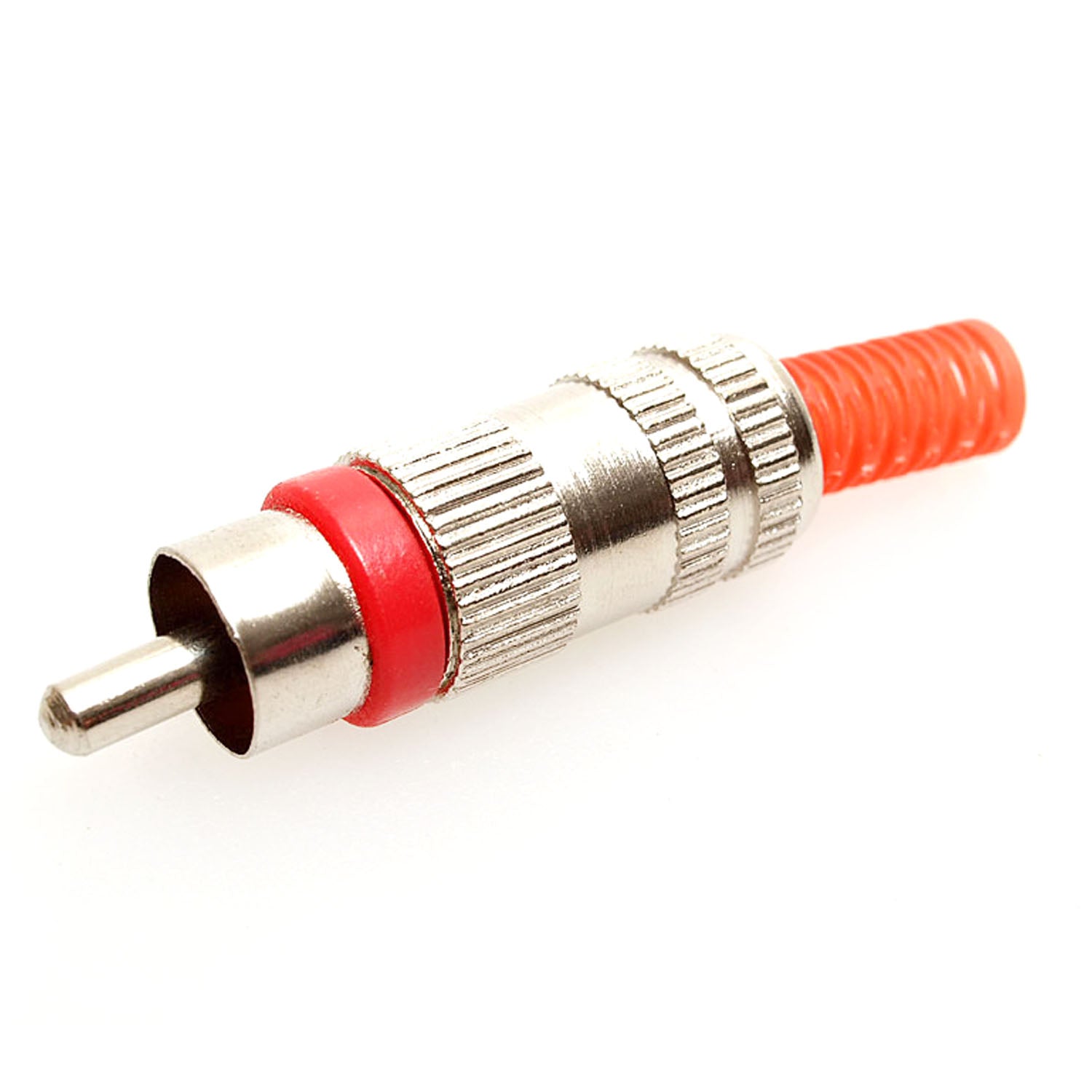 7-JC1508R RCA Plug red nickel M.w/cp