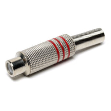 7-JC1518R RCA Jack Red Nickel/M W/SP