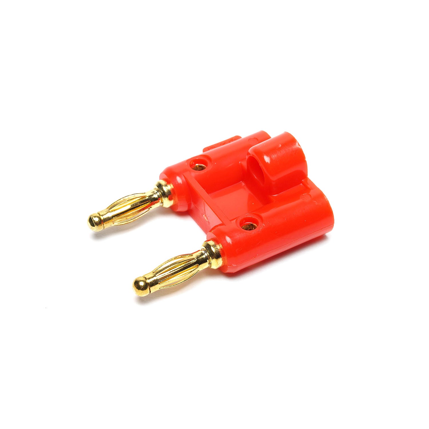 7-JC1604R Banana plug red 2N1 gold