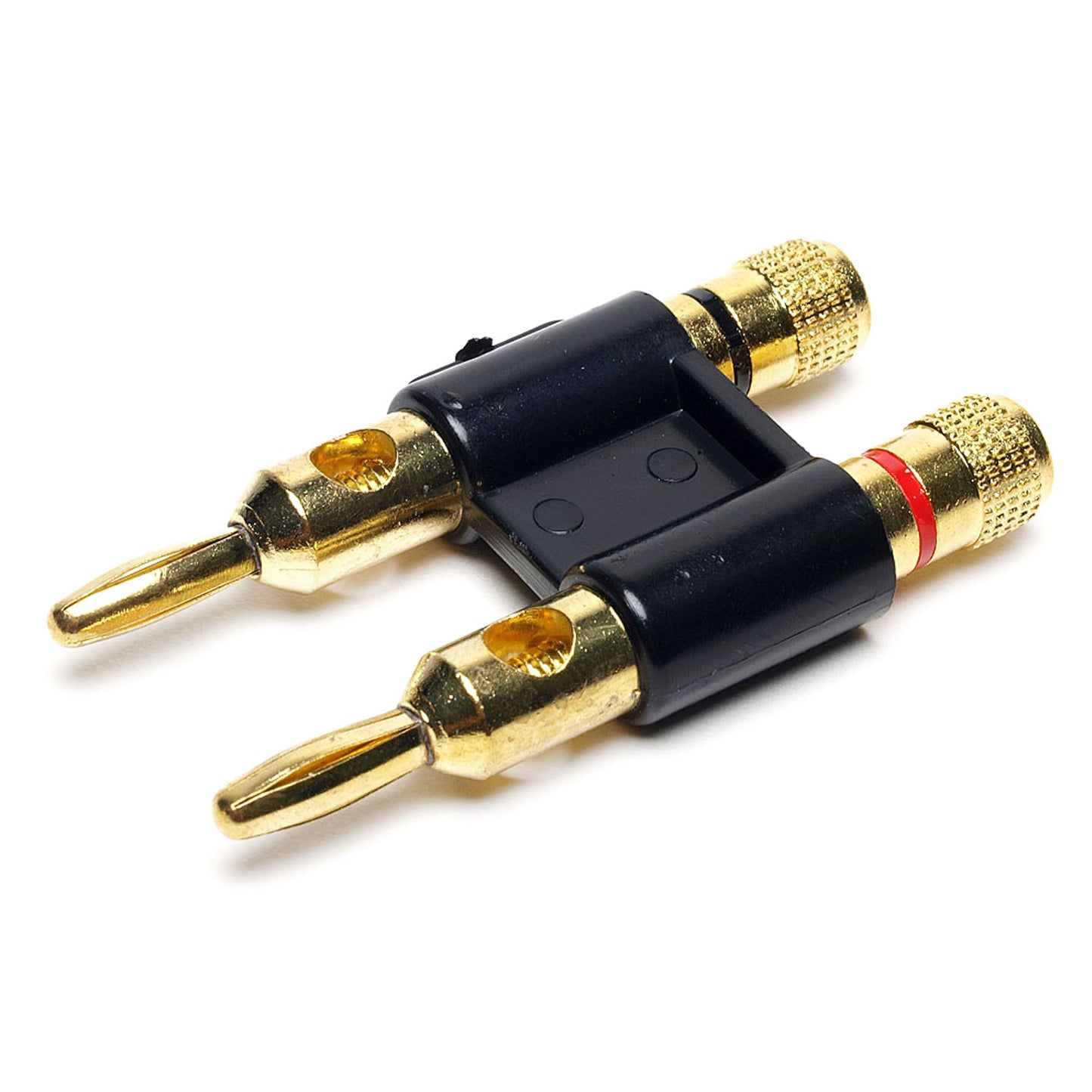 7-JC1605B Banana Plug Black 2N1 Gold