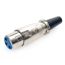 7-JC2033 Canon Female 3P Plug Nickel