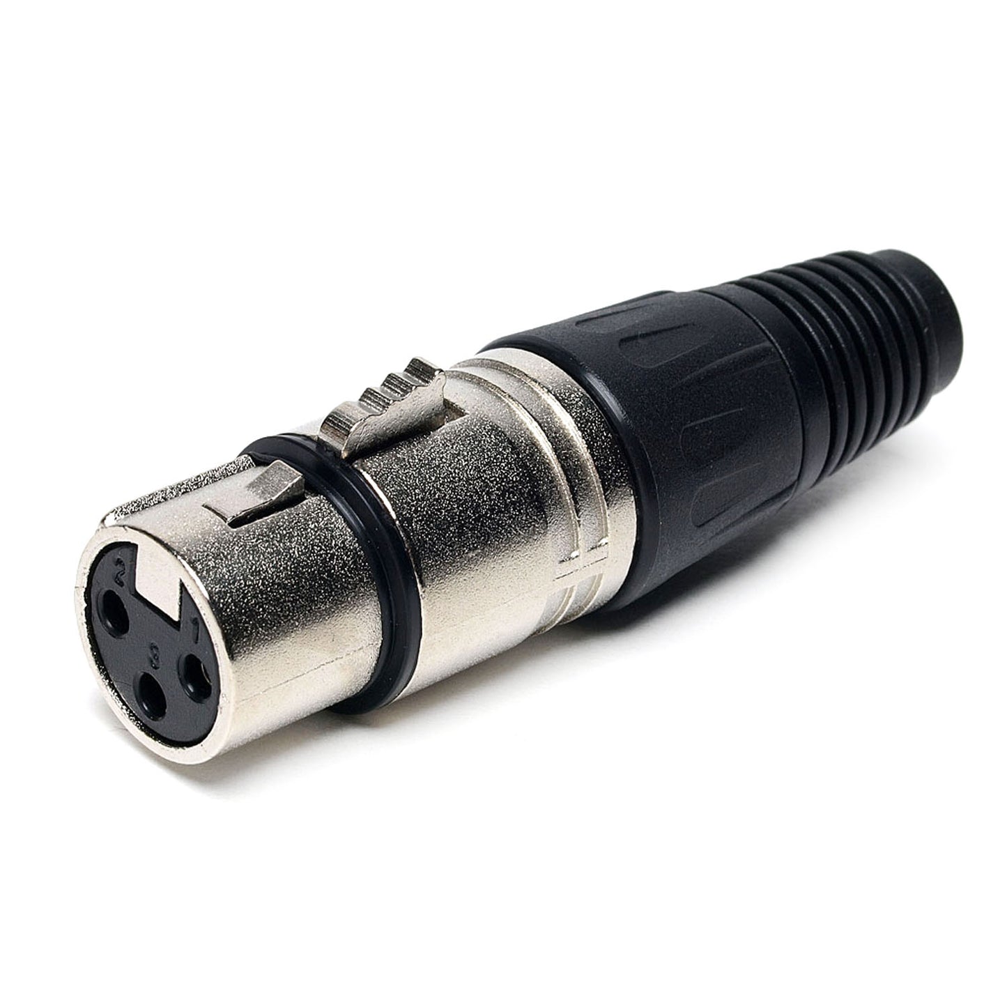 7-JC2047 Canon Female 3P Plug Nickel
