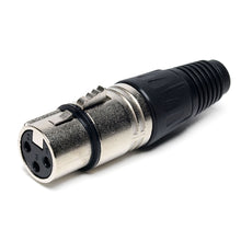 7-JC2047 Canon Female 3P Plug Nickel