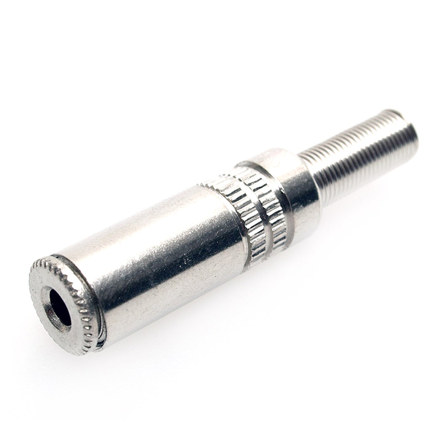7-JC2102 3.5mm Mono Jack Metal W/SP