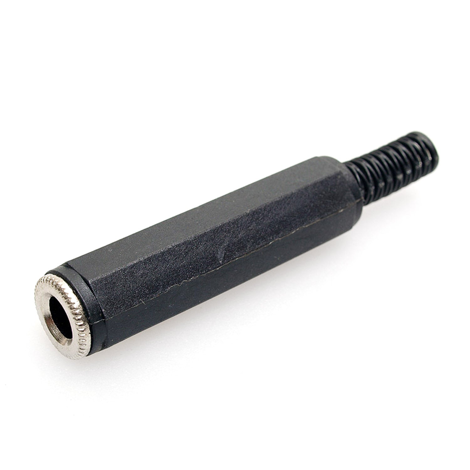 7-JC2110 6.3mm Stereo jack plastic w/cp