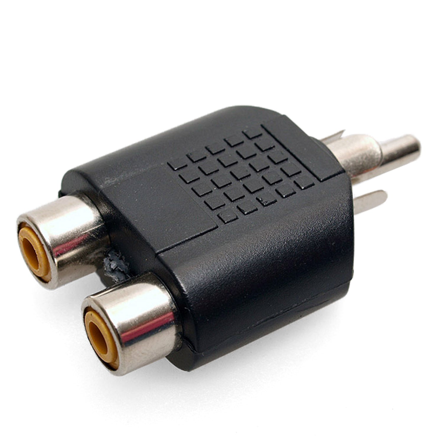 7-JC2208 1 RCA plug to 2 RCA jack