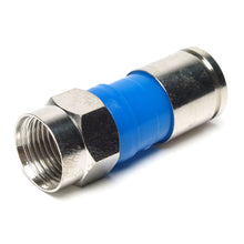 7-JC3199 F Male RG6 Compression/Blue
