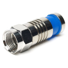 7-JC3207 F Male RG6 Compression Blue
