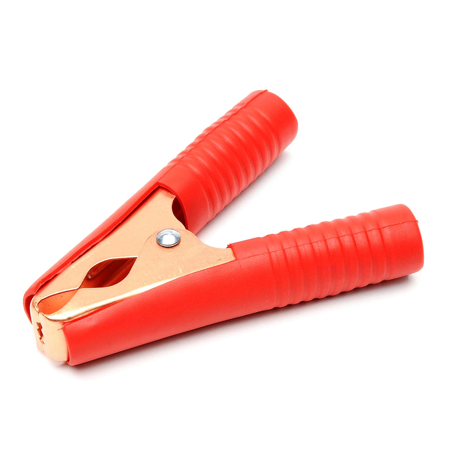 7-JC6117R Battery clip 100A 90mm P.red