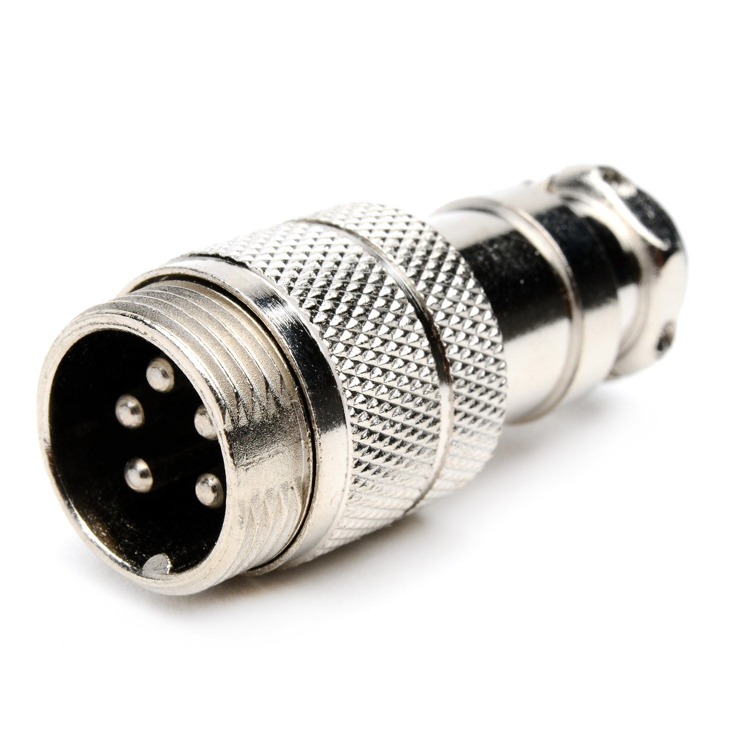 7-JC7344-5P 5 Pin mic male plug metal