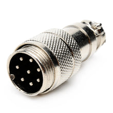 7-JC7344-8P 8 PIN Mic Male Plug Metal