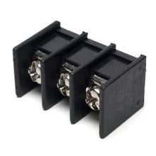 7-TB8-3P 3P Black screw Terminal block