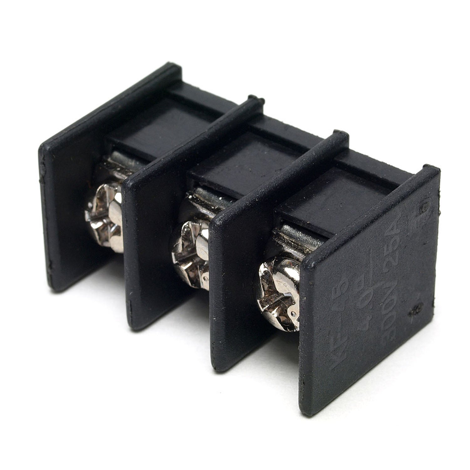 7-TB8-3P 3P Black screw terminal block