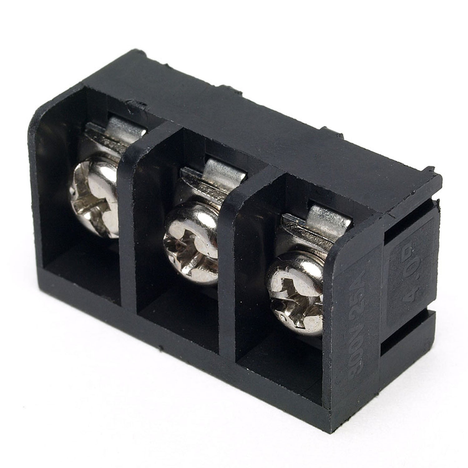 7-TB9-3P 3P Black screw terminal block